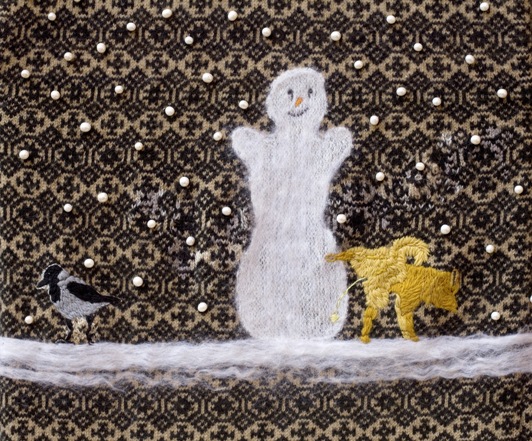 Drömmen om en vit jul II (installatiosdetalj)