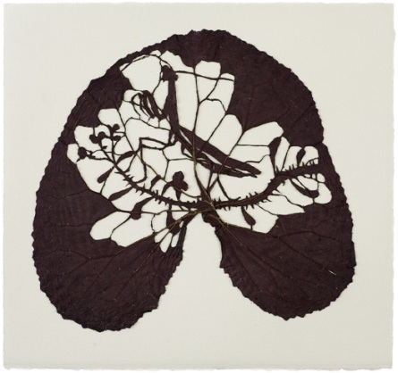 Bönsyrsan på törnekronans gren, 2008 (27 x 29 cm)